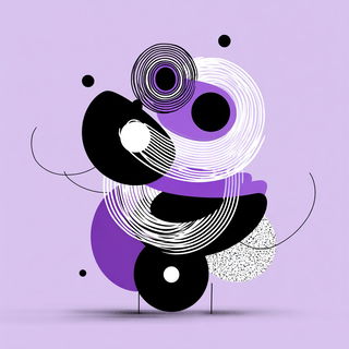 Blobstripe Constructivism style, Midjourney V7: abstract 3D render