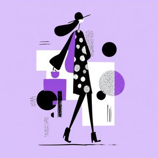 Blobstripe Constructivism style, Midjourney V7: haute-couture fashion outfit