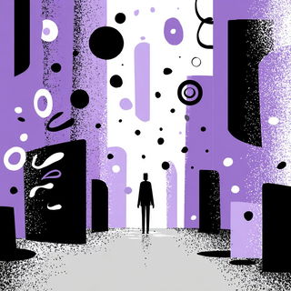 Blobstripe Constructivism style, Midjourney V7: cinematic shot from sci-fi movie