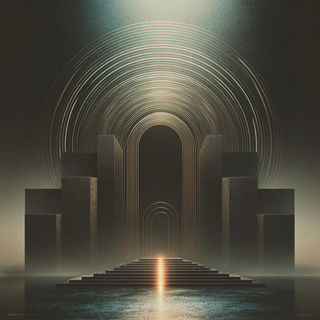 Geomantic Scanform style, Midjourney V7: abstract 3D render