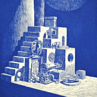 Linowave Paradox style, Midjourney V7: abstract 3D render