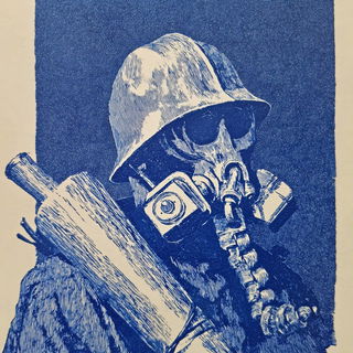 Linowave Paradox style, Midjourney V7: concept art character design of retropunk steam knight