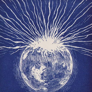 Linowave Paradox style, Midjourney V7: editorial illustration for popular scientific magazine cover