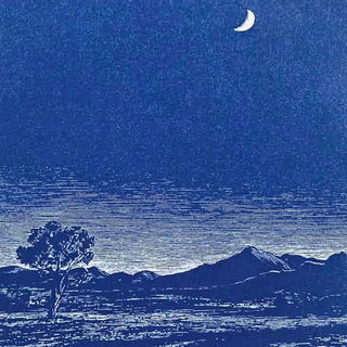 Linowave Paradox style, Midjourney V7: realistic landscape photograph of quiet dawn