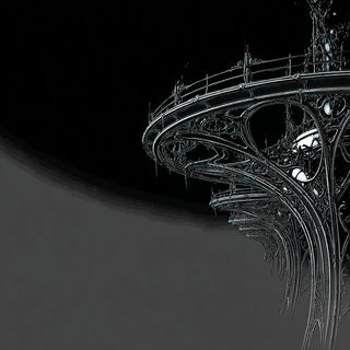 Florengrave style, Midjourney V7: abstract 3D render