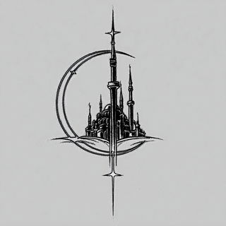 Florengrave style, Midjourney V7: bold minimalist logo design for Istanbul city municipal services