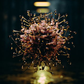 Varnishgear Closeupism style, Midjourney V7: abstract 3D render
