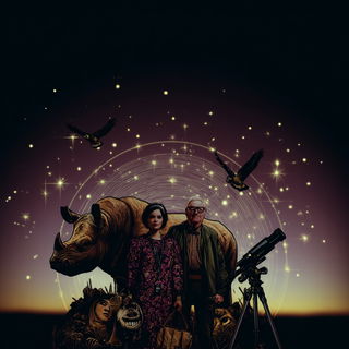 Varnishgear Closeupism style, Midjourney V7: editorial illustration for popular scientific magazine cover
