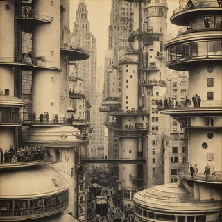 Cinemachinery style, Midjourney V7: megacity with futuristic bioarchitecture