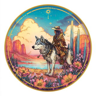 Ocellus Aureate style, Midjourney V7: traditional folk art