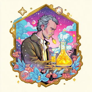 Ocellus Aureate style, Midjourney V7: editorial illustration for popular scientific magazine cover