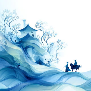 Glaciomandala style, Midjourney V7: retro fairy-tale illustration