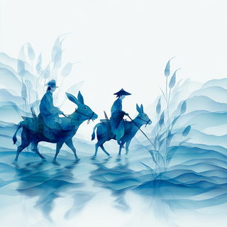 Glaciomandala style, Midjourney V7: traditional folk art