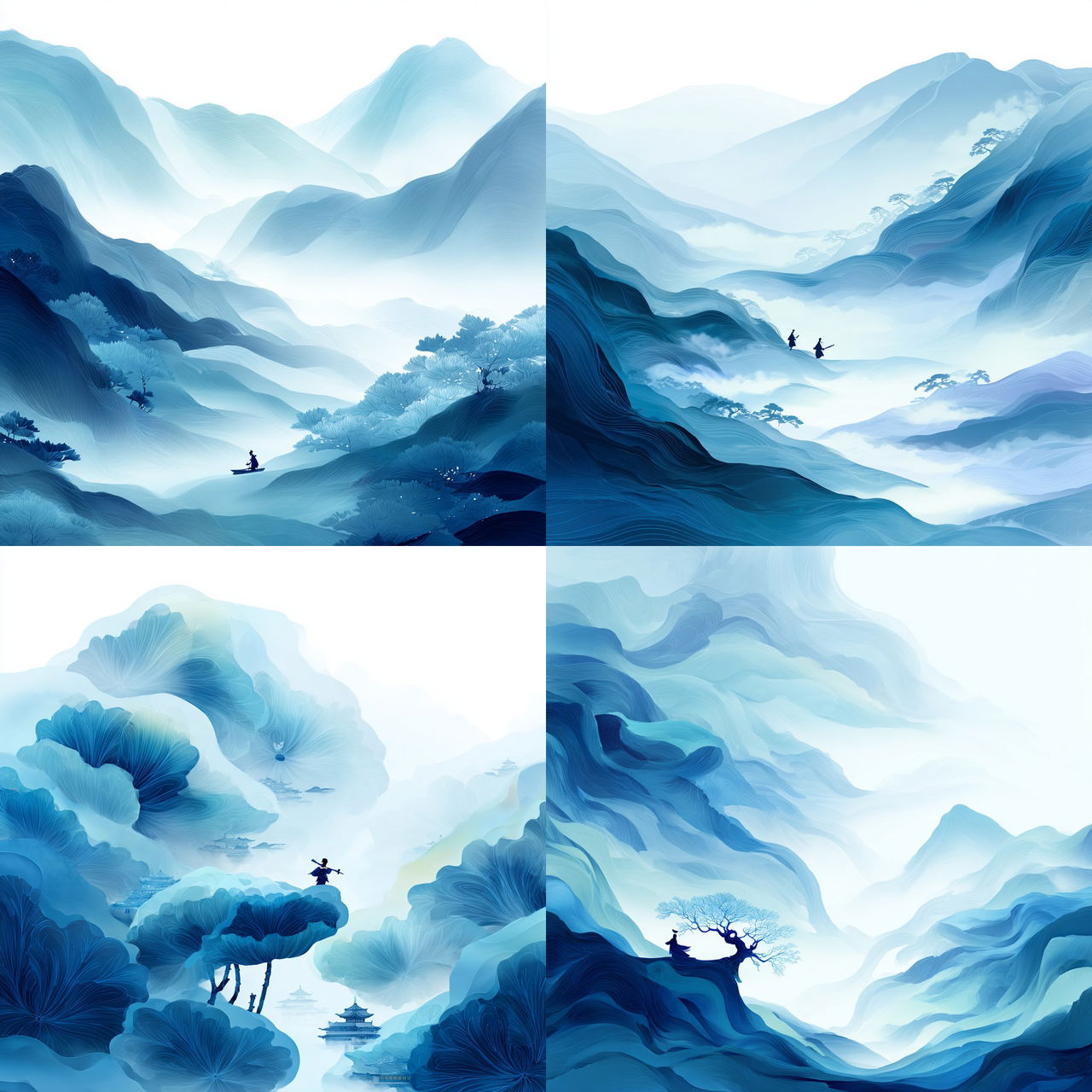 Glaciomandala style, Midjourney V7, render 1 of 4