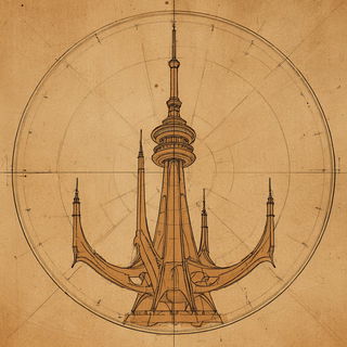 Scenographia style, Midjourney V7: bold minimalist logo design for Istanbul city municipal services