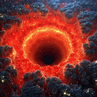 Arterial Vortex style, Midjourney V7: abstract 3D render