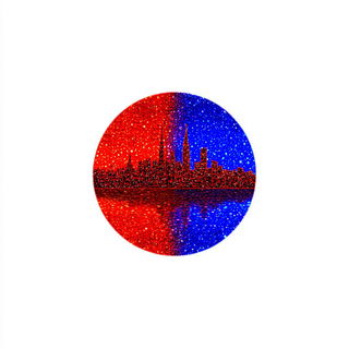 Arterial Vortex style, Midjourney V7: bold minimalist logo design for Istanbul city municipal services