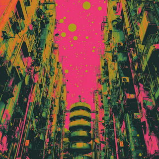 Neon Pink Riot style, Midjourney V7: cinematic shot from sci-fi movie