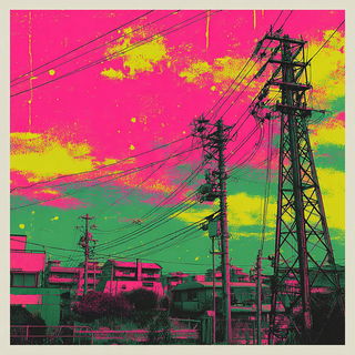 Neon Pink Riot style, Midjourney V7: realistic landscape photograph of quiet dawn