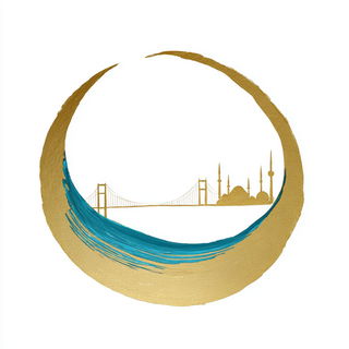 Tidegilt style, Midjourney V7: bold minimalist logo design for Istanbul city municipal services