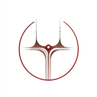 Mechanodermics style, Midjourney V7: bold minimalist logo design for Istanbul city municipal services
