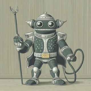 Terracegothic style, Midjourney V7: concept art character design of retropunk steam knight