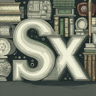 Terracegothic style, Midjourney V7: typographic composition with large letters