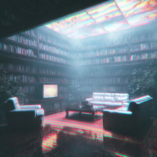 Scanline Occultation style, Midjourney V7: Midlibrary