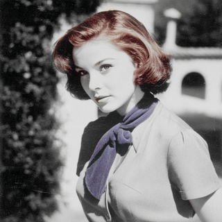 Passementeriefilm style, Midjourney V7: photographic portrait of female protagonist