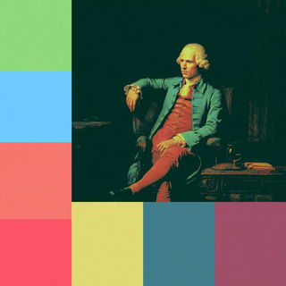 Chronobandism style, Midjourney V7: classical 18th-century oil painting