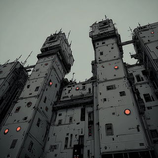 Cindercloisonne style, Midjourney V7: megacity with futuristic bioarchitecture