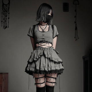 Cindercloisonne style, Midjourney V7: haute-couture fashion outfit