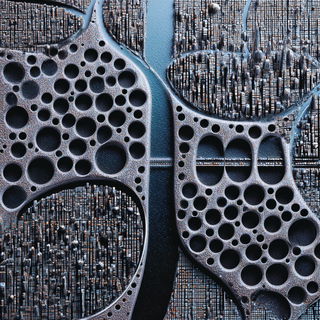 Maquette Megalithics style, Midjourney V7: megacity with futuristic bioarchitecture