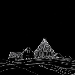Portraitecture style, Midjourney V7: traditional folk art