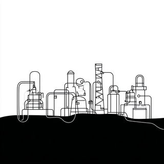 Portraitecture style, Midjourney V7: technical infrastructure blueprint schematics
