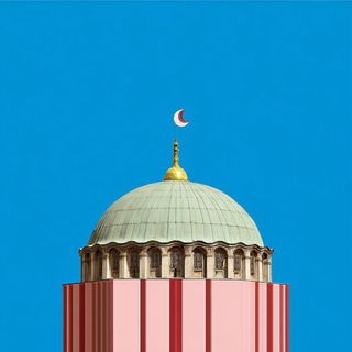 Telephone Sea Index style, Midjourney V7: bold minimalist logo design for Istanbul city municipal services