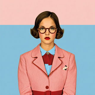 Telephone Sea Index style, Midjourney V7: photographic portrait of female protagonist