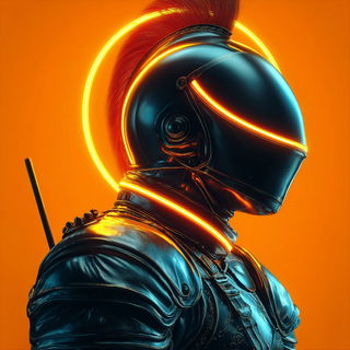Chromolith Imperium style, Midjourney V7: concept art character design of retropunk steam knight