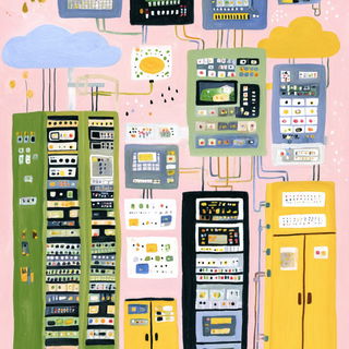 Lilypond Society style, Midjourney V7: technical infrastructure blueprint schematics