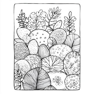 Monocalligraphism style, Midjourney V7: creative pattern composition