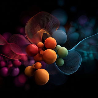 Ribbonlume Vector style, Midjourney V7: editorial illustration for popular scientific magazine cover