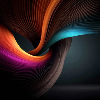 Ribbonlume Vector style, Midjourney V7: creative pattern composition