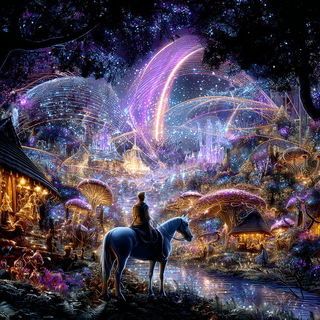 Stratoviolet style, Midjourney V7: retro fairy-tale illustration