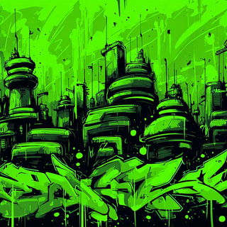 Taggable Bastion style, Midjourney V7: megacity with futuristic bioarchitecture