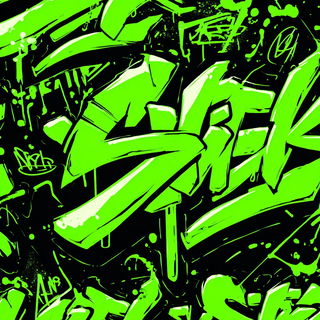 Taggable Bastion style, Midjourney V7: typographic composition with large letters