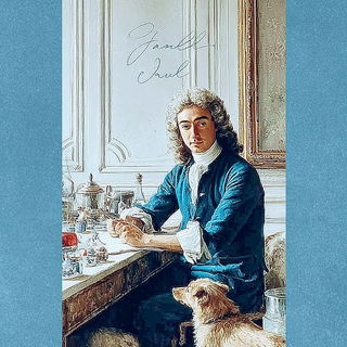Paleoglyph style, Midjourney V7: classical 18th-century oil painting