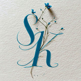 Paleoglyph style, Midjourney V7: typographic composition with large letters
