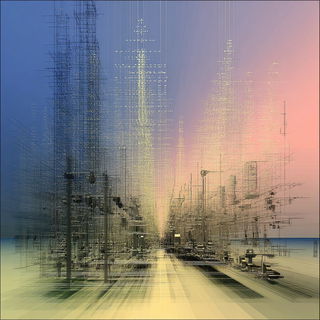 Ruinscan style, Midjourney V7: technical infrastructure blueprint schematics