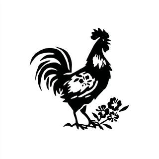 Inkwick Noctilith style, Midjourney V7: traditional folk art