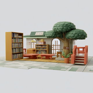 Terraced Toyworld style, Midjourney V7: Midlibrary